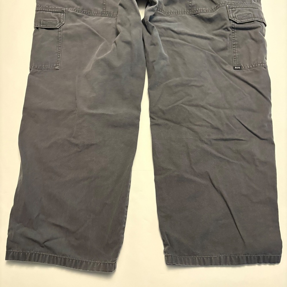 5.11 Tactical Cargo Pants Mens 44x30 Grey Cotton Canvas Utility Workwear 74251 - Picture 4 of 10